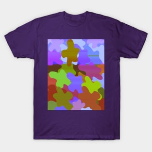 colorful camouflage T-Shirt